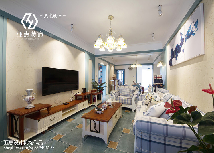 床头墙纸效果图