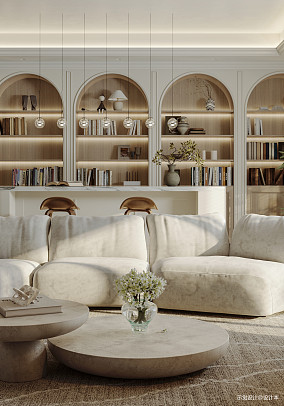 450㎡魔都市中心法式豪宅装修图大全