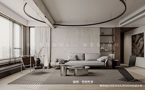 株洲森林公馆现代工业风138平装修图大全