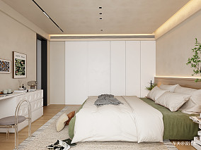 一套奶油风单身公寓是一种温暖的家装修图大全