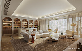 450㎡魔都市中心法式豪宅装修图大全