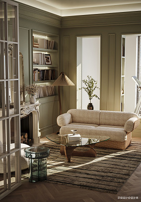 450㎡魔都市中心法式豪宅装修图大全
