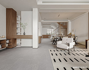 溪谷园别墅设计|中古风装修图大全