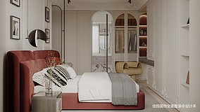 143㎡跃层轻法式炫彩设计丨佳园装饰装修图大全