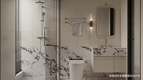 143㎡跃层轻法式炫彩设计丨佳园装饰装修图大全