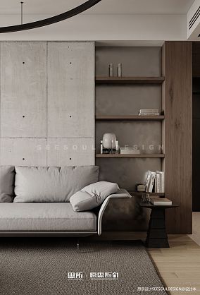 株洲森林公馆现代工业风138平装修图大全