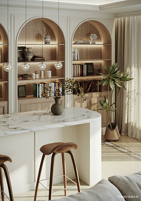 450㎡魔都市中心法式豪宅装修图大全