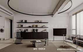 株洲森林公馆现代工业风138平装修图大全