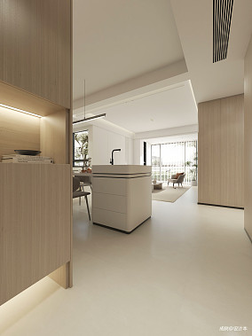 76平方现代极简原木装修图大全