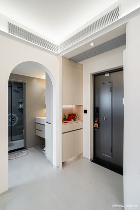 80㎡奶油风二居室，阳台爆改开放式厨房装修图大全