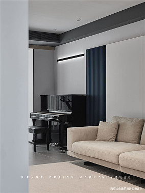 170㎡四房改三房，蓝白现代风干净简洁！装修图大全