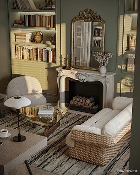 450㎡魔都市中心法式豪宅装修图大全