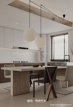 株洲森林公馆现代工业风138平装修图大全