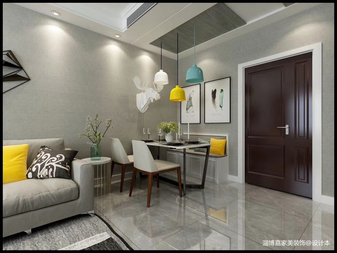 淄博天悦三期96平米装修案例_3907850